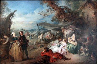 Riposo delle truppe (Pace) da Jean Baptiste Pater